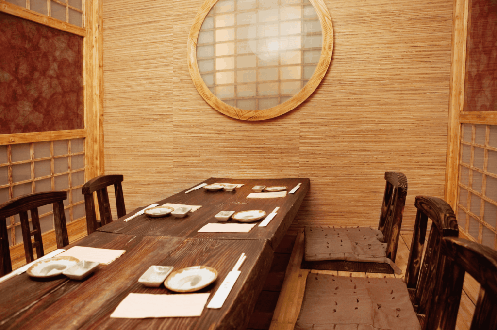 Traditional Japanese minimalist interior restaurant design blends authentic restaurant interior design with timeless restaurant design principles, inspiring Singapore restaurant design and global interior design trends for smooth operations. This serene restaurant maximizes space for cooking and hotel-style dining, with low wooden tables that feel like a refined house of art. Designers create a cross‑cultural aesthetic influenced by London and Singapore, offering a warm welcome to customers with thoughtful ideas for bar placement, prime location, and intimate venue. Drawing inspiration from hospitality, the ambiance and decor invite guests to enjoy the life and refined ambience of attentive service. Spaces cater to family gatherings with appealing layouts that evoke a sense of calm, offering tips to plan for offices or brand identity in design. Guests can relax and reflect in a setting that doubles as standout projects for galleries on accessibility and the journey of inclusive design. Dim lighting enhances functionality, while details in architecture connect to nature through subtle plants and efficient operations like ventilation. Each instance achieves balance and flow, using materials to opt for form that rivals the world's best—encouraging visitors to visit and spark the appetite. Thoughtful ramps show understanding of mistakes to avoid for disabilities, preventing delays in kitchen workflow. This important approach creates the ideal blend of comfort for staff and an open place for all.