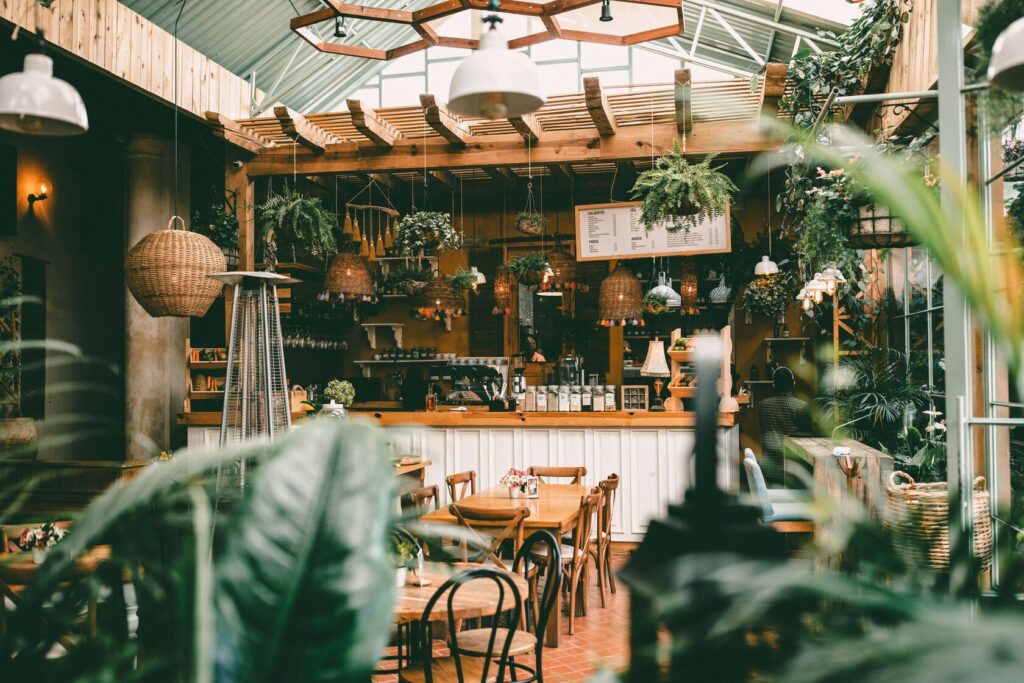 Restaurant Interior Design : Mediterranean-inspired dining space adapted for Singapore