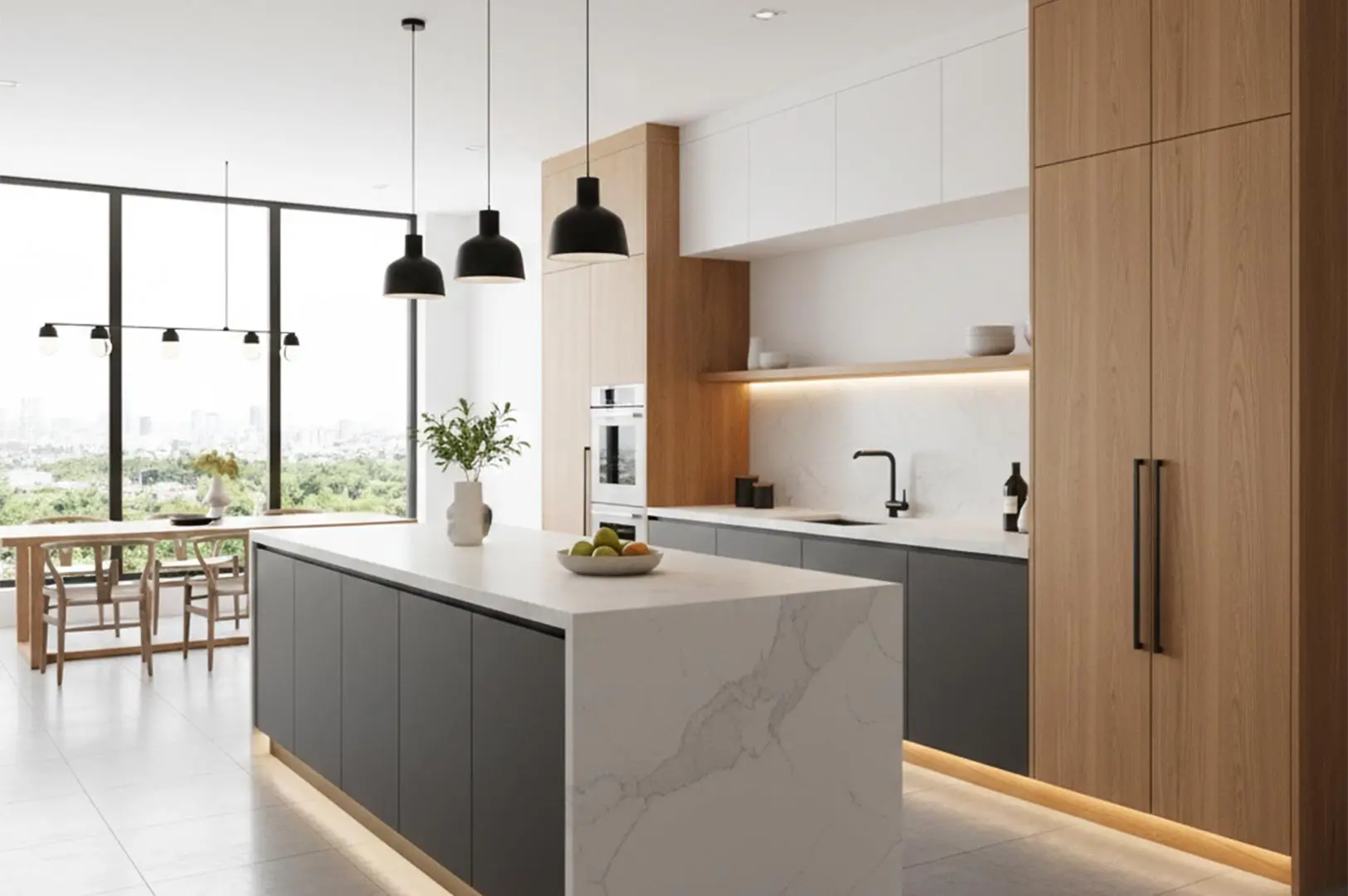 Want to Wow Your Customers? Discover the Power of Contemporary Kitchen Cabinet Design for Singapore Restaurants!