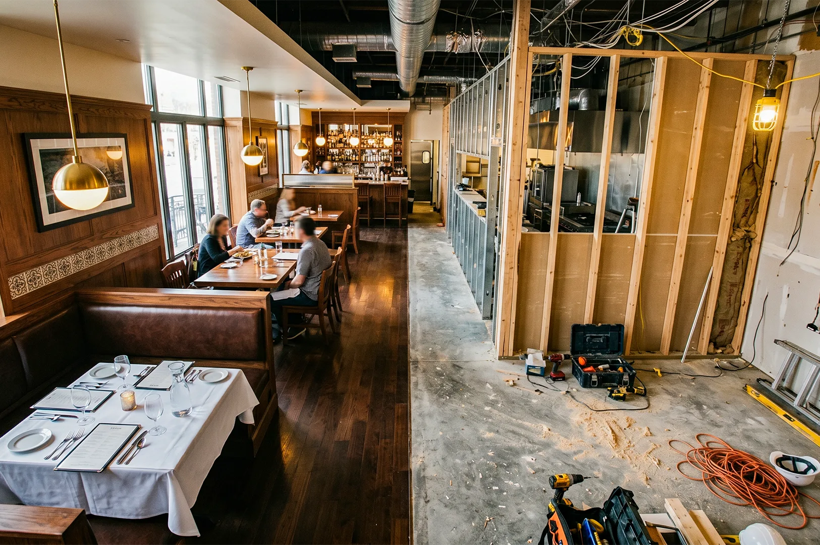 The Decisions That Shape a Restaurant Mid-Renovation